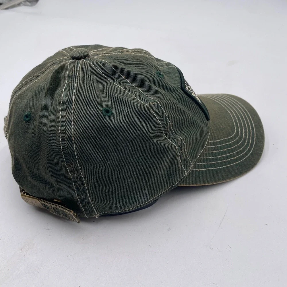 Great Smoky Mountains Baseball Hat Cap Mens OSFM Green Cotton Souvenir SEO